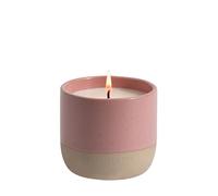 Stoneglow Elements Collection - Light - Blush Rose & Peony - Scented Soy Wax Ceramic Candle Tumbler (68x75mm) - Pink