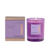 Stoneglow Elements Collection - Moon - Lavender & Mint 160 Grams Scented Candle - Purple
