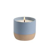 Stoneglow Elements Collection - Water - Wood Sage & Samphire - Scented Soy Wax Ceramic Candle Tumbler (68x75mm) - Blue