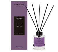 Stoneglow The Explorer Collection - Dubai 150ml Scented Reed Diffuser - Velvet Rose, Oud, Musk - Purple