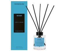 Stoneglow Explorer Collection - Miami - Life's A Beach - Scented Reed Diffuser 150ml - Blue