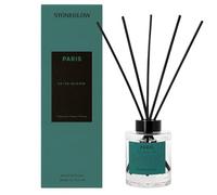 Stoneglow The Explorer Collection - Paris 150ml Scented Reed Diffuser - Tuberose, Rose, Peony - Green