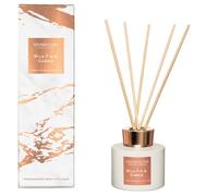 Stoneglow Luna Collection Wild Fig & Cassis 120ml Scented Reed Diffuser (White & Copper)