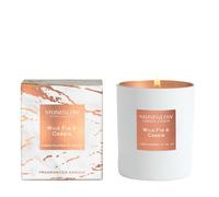 Stoneglow Luna Collection - Wild Fig & Cassis 220 Grams Scented Candle (White & Copper)