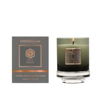 Stoneglow Metallique Collection - Rose Ambre 250 Grams Scented Candle - Grey