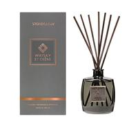 Stoneglow Metallique Collection - Whisky Et Chene 210ml Scented Reed Diffuser - Grey
