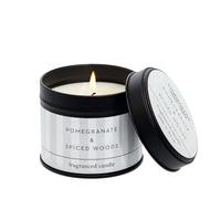 Stoneglow - Modern Classics Collection - Pomegranate & Spiced Woods - Candle Tin (White)