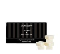 Stoneglow Modern Classics Collection - Saffron & Cedarwood 192 grams Scented Wax Melts (Black)