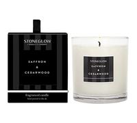 Stoneglow Modern Classics Boxed Candle in Glass Tumbler - Various Scents (Saffron & Cedarwood)