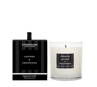 Stoneglow Modern Classics Boxed Candle in Glass Tumbler - Various Scents (Saffron & Cedarwood)