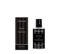 Stoneglow Modern Classics Collection - Saffron & Cedarwood 50ml Scented Home Mist - (Black)