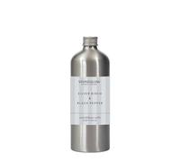 Stoneglow Modern Classics Collection - Silver Birch & Black Pepper 500ml Scented Reed Diffuser Refill (Grey)