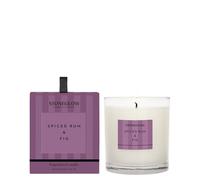 Stoneglow Modern Classics Collection - Spiced Rum & Fig - Scented Candle - Boxed Tumbler (90 x 80mm) Purple