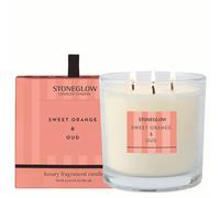 Stoneglow Modern Classics Collection - Sweet Orange & Oud - 3-Wick Scented Candle 760g