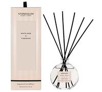 Stoneglow Modern Classics Collection - White Musk & Tuberose 120ml Scented Reed Diffuser - (Beige)