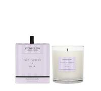 Stoneglow Modern Classics Plum Blossom & Musk Scented Candle Boxed Tumbler 200g - Pear, Melon, Lily & Freesia Notes, 40 Hours Burn Time, 1 Wick, Long Lasting Fragrance, Hand Poured in The UK