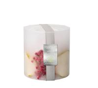 Stoneglow Nature's Gift Collection - Inclusion Pillar Candle - Pink