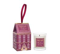 Stoneglow Seasonal Collection - Blackberry & Bay House - Christmas Tree decoration Votive Scented Candle in Glass Jar with Hanger