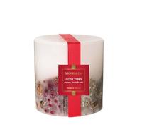 Stoneglow Seasonal Collection - Cosy Vibes - Nutmeg, Ginger & Spice Inclusion Fat Pillar Red