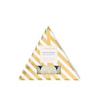 Stoneglow Seasonal Collection - Festive Wishes - Orange, Cinnamon & Clove - Fragranced Tealights White