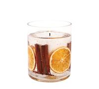 Stoneglow Seasonal Collection - Festive Wishes - Orange, Cinnamon, Clove Natural Wax Vase (Reusable