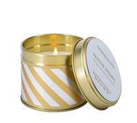 Stoneglow Seasonal Collection - Festive Wishes - Orange, Cinnamon, Clove - Scented Candle Tin White