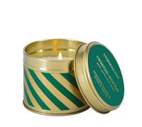 Stoneglow Seasonal Collection - Frosted Woods - Pear, Patchouli & Musk - Scented Candle Tin Green