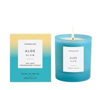 Stoneglow Sol Collection - Aloe Glow - Soy Wax Scented Candle Tumbler (90 x 80mm) - Blue