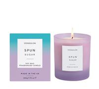 Stoneglow Sol Collection - Spun Sugar - Soy Wax Scented Candle Tumbler (90 x 80mm) - Purple