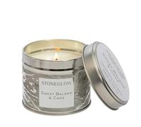 Stoneglow - Stoneglow - Luna - Sweet Balsam & Cade - Candle Tin (Silver)