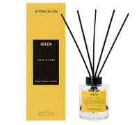 Stoneglow The Explorer Collection - Ibiza 150ml Reed Diffuser - Cistus, Verbena, Jasmine - Yellow