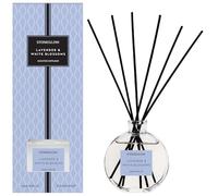 Stoneglow The Signature Collection Lavender & White Blossoms Scented Reed Diffuser 120ml, Lasts 10 Weeks, 12 Rattan Reed Diffuser Sticks, Premium Refillable Air Freshener, Flower Blossom & Lilac Notes