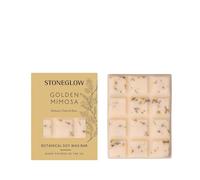 Stoneglow - The Walled Garden - Golden Mimosa - Mimosa | Violet | Rose - Scented Botanical Soy Wax Melt Snap Bar (100 x 75 x 9mm) Highly Fragranced, Soy Wax, Yellow Colour