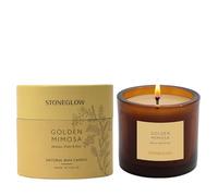 Stoneglow - The Walled Garden - Golden Mimosa - Mimosa | Violet | Rose - Scented Natural Wax Candle Tumbler (79 x 89mm)