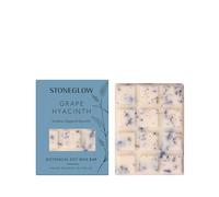 Stoneglow - The Walled Garden - Grape Hyacinth - Gardenia | Muguet | Hyacinth - Scented Botanical Soy Wax Melt Snap Bar (100 x 75 x 9mm) Highly Fragranced, Soy Wax, Blue Colour