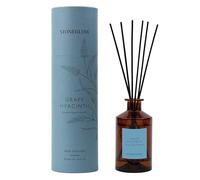 Stoneglow The Walled Garden Grape Hyacinth Scented Reed Diffuser 160ml - Gardenia, Muguet & Hyacinth Fragrance, Lasts 12 Weeks, 12 Rattan Reed Diffuser Sticks, Refillable Air Freshener for Home
