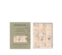 Stoneglow - The Walled Garden - Lemon Verbena - Vanilla | Verbena | Iris - Scented Botanical Soy Wax Melt Snap Bar (100 x 75 x 9mm) Highly Fragranced, Soy Wax, Green Colour