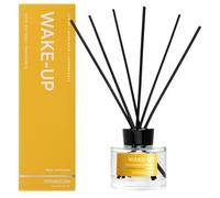 Stoneglow Wellbeing Collection - Wake Up 140ml Scented Reed Diffuser - Lemon, Mandarin, Lemongrass (Yellow)