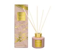 Stoneglow Ylang Ylang & Amber Premium Luna 120ml reed diffuser in fabulous rose gold bottle & gift box