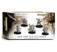 Stonehaven Miniatures Axe & Ale Alliance - 30mm Scale Dwarven Set: Dwarf Druid Brewmaster Ranger Monk Bard Unpainted RPG Gaming Unique Detailed Fantasy Characters