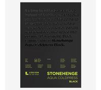 Stonehenge : Aqua Black Watercolour Paper Pad : 140lb (300gsm) : 5x7in : Cold Pressed : Not
