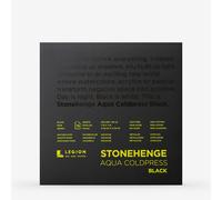 Stonehenge : Aqua Black Watercolour Paper Pad : 140lb (300gsm) : 7x7in : Cold Pressed : Not