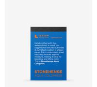 Stonehenge : Aqua Cold Pressed : Not Paper Pad : 140lb (300gsm) : 6.3x9.5cm