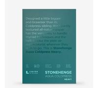 Stonehenge : Aqua Heavy Watercolour Paper Block : 300lb (600gsm) : 10x14in : Cold Pressed : Not