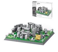Stonehenge Building Block Set, 753 PCS World Famous Architecture Stonehenge Model Kit, Landmarks Collection Model Building Kit, Creative DIY Bricks Toys, Architecture Model for Kids and Adults