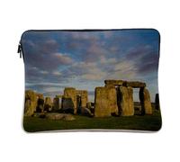 Stonehenge Dolmen UNESCO World Heritage Prehistory Computer and Tablet Case Linen Look 10 Inches Protective Laptop Sleeve Printed in France
