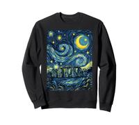 Stonehenge England Starry Night Art History Present Sweatshirt