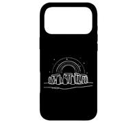 Stonehenge Line Art Ancient Monument Drawing Case for iPhone 17 Pro Max