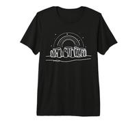 Stonehenge Line Art Ancient Monument Drawing Premium T-Shirt