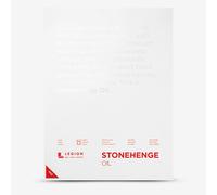 Stonehenge : Oil Pad : 140lb (320gsm) :12 Sheets : 12inx16in : White